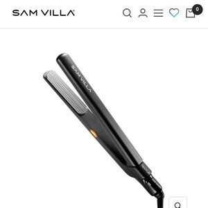 Sam Villa Black Hair Textur iron